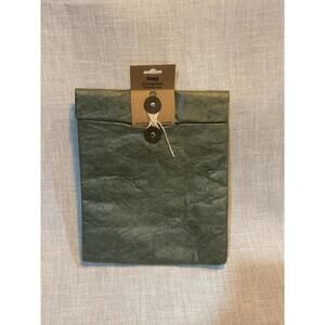 TAG Caravan Insulated Lunch Bag Green Aluminum Tote 11.8" H x 9.84" L x 4.33" W